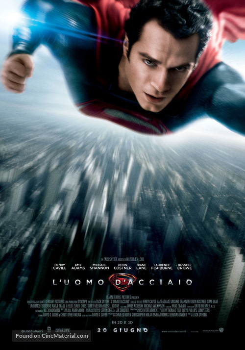 Man of Steel - Italian Movie Poster