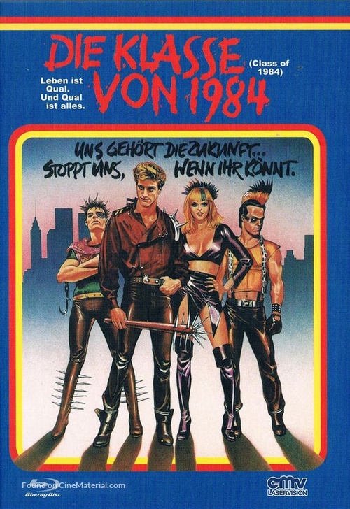 Class of 1984 - German Blu-Ray movie cover