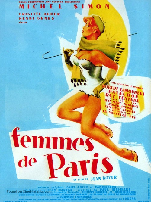 Femmes de Paris - French Movie Poster