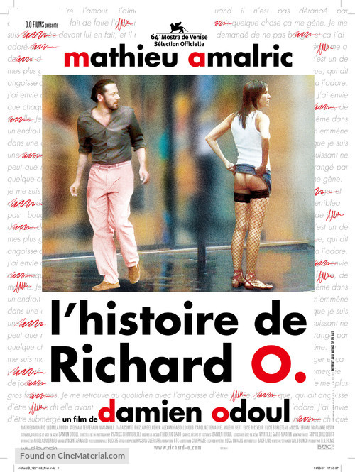 Histoire de Richard O., L&#039; - French Movie Poster