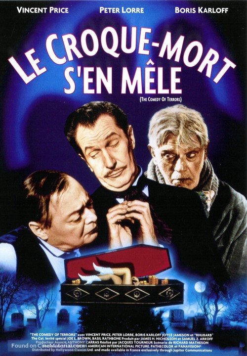 The Comedy of Terrors - French DVD movie cover