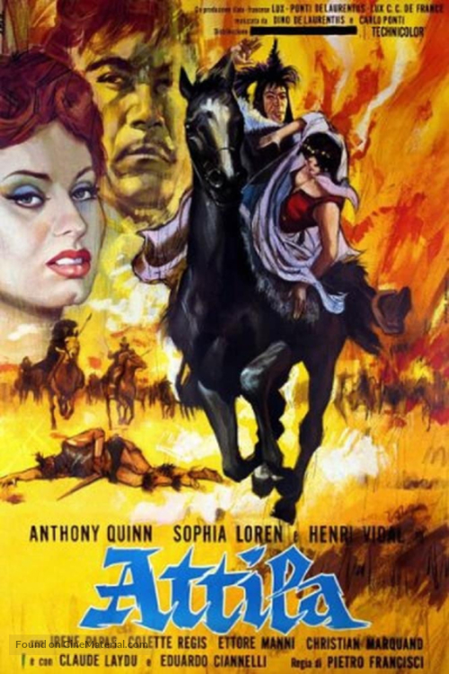 Attila - Italian Movie Poster