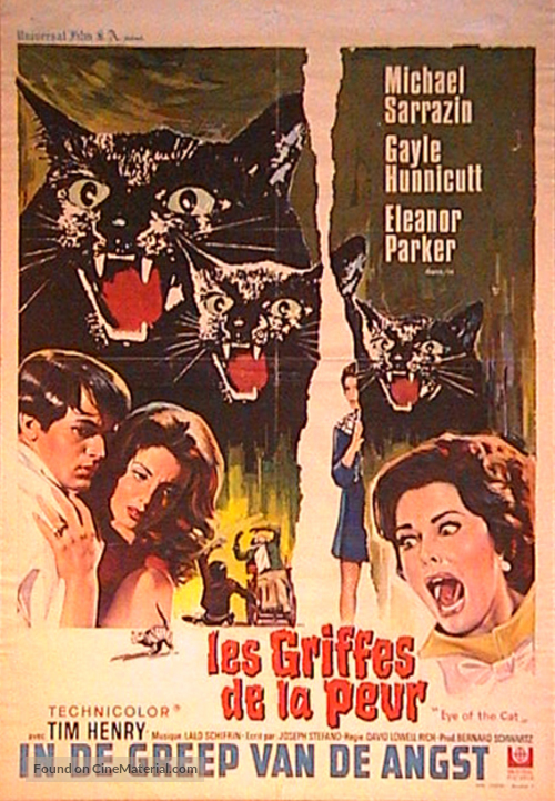 Eye of the Cat - Belgian Movie Poster