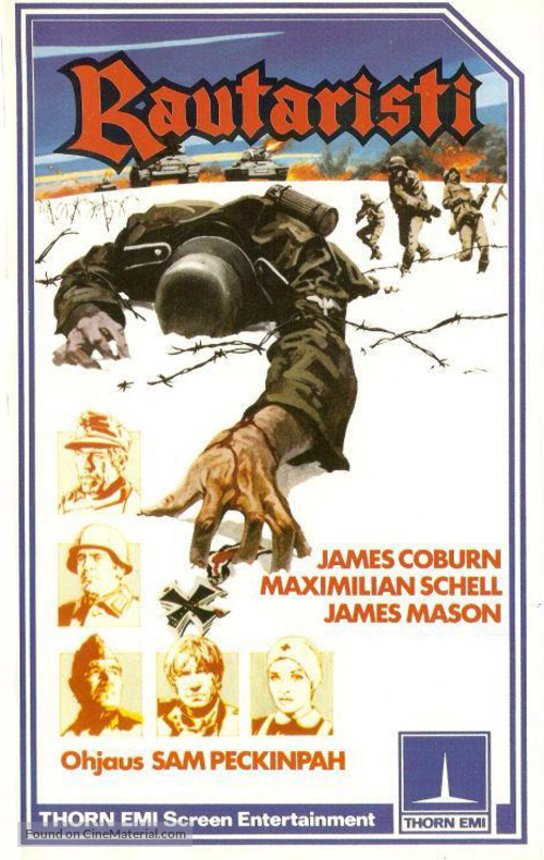Cross of Iron - Finnish VHS movie cover