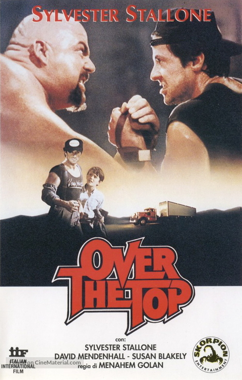 Over The Top 1987 Italian Movie Poster