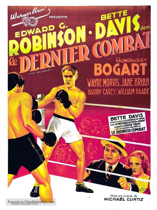 Kid Galahad - French Movie Poster