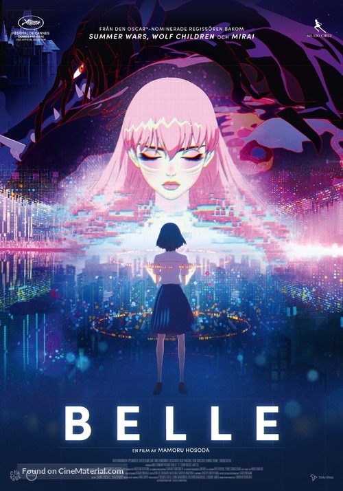 Belle: Ryu to Sobakasu no Hime - Swedish Movie Poster