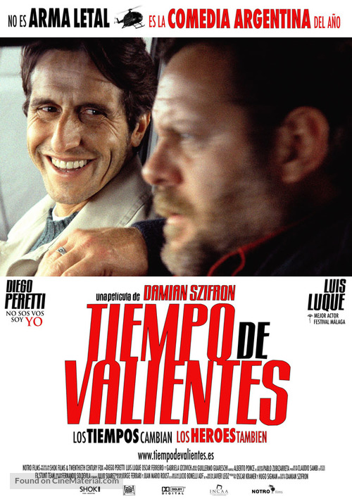 Tiempo de valientes - Spanish poster