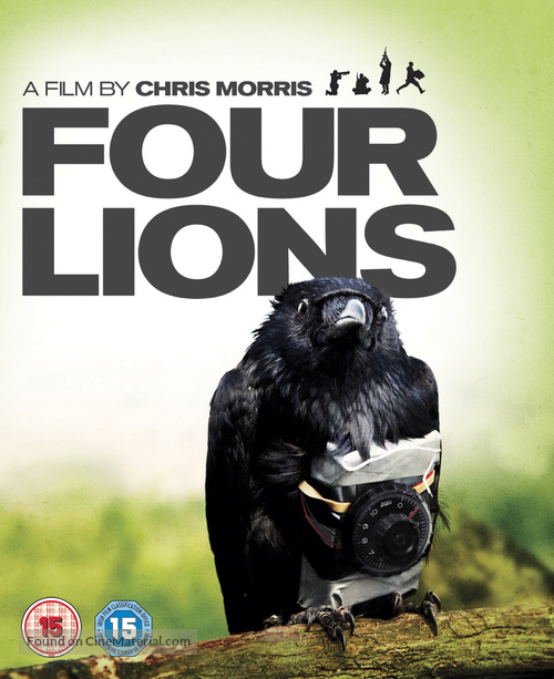 Four Lions - British Blu-Ray movie cover