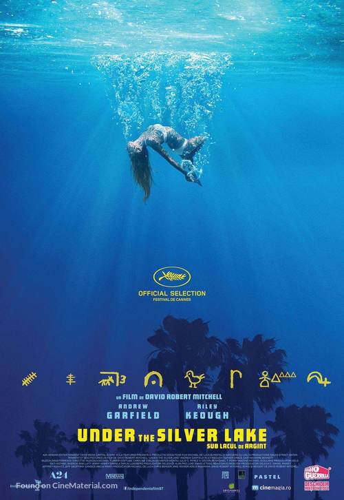 Under the Silver Lake - Romanian Movie Poster