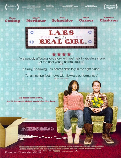 Lars and the Real Girl - British Movie Poster