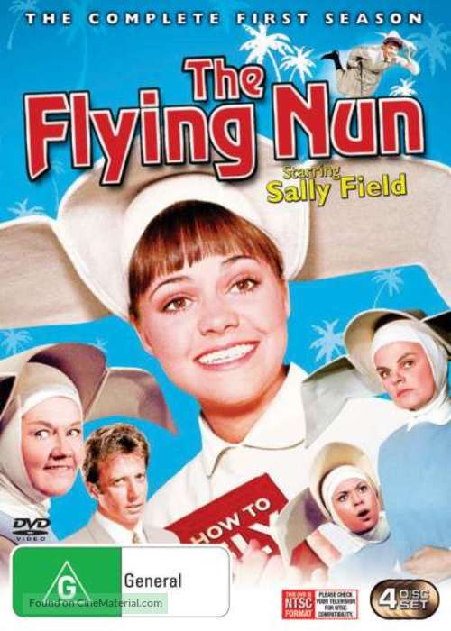 &quot;The Flying Nun&quot; - Australian DVD movie cover