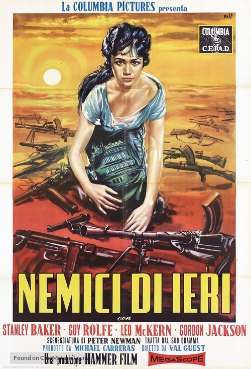 Yesterday&#039;s Enemy - Italian Movie Poster