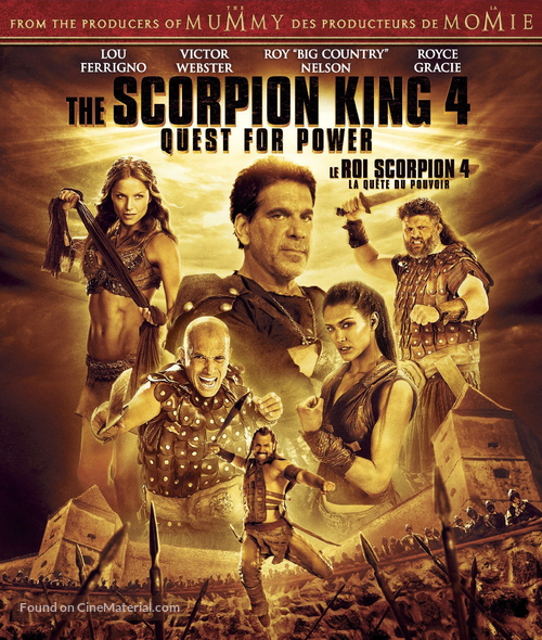 The Scorpion King: The Lost Throne - Canadian Blu-Ray movie cover