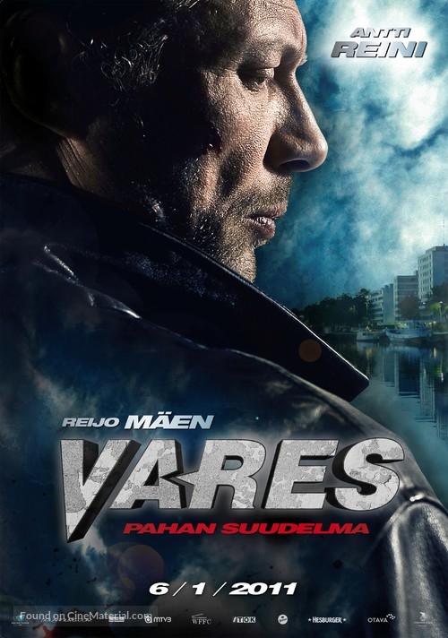 Vares - Pahan suudelma - Finnish Movie Poster