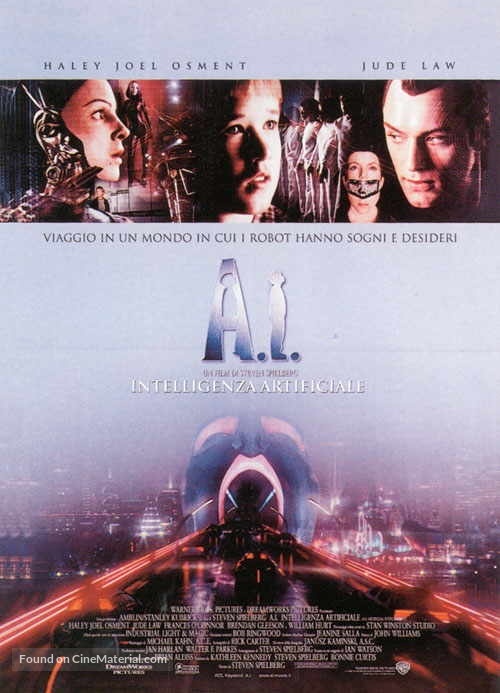 Artificial Intelligence: AI - Italian Movie Poster