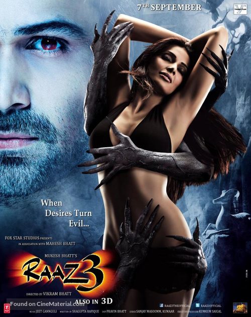 Raaz 3: The Third Dimension - Indian Movie Poster