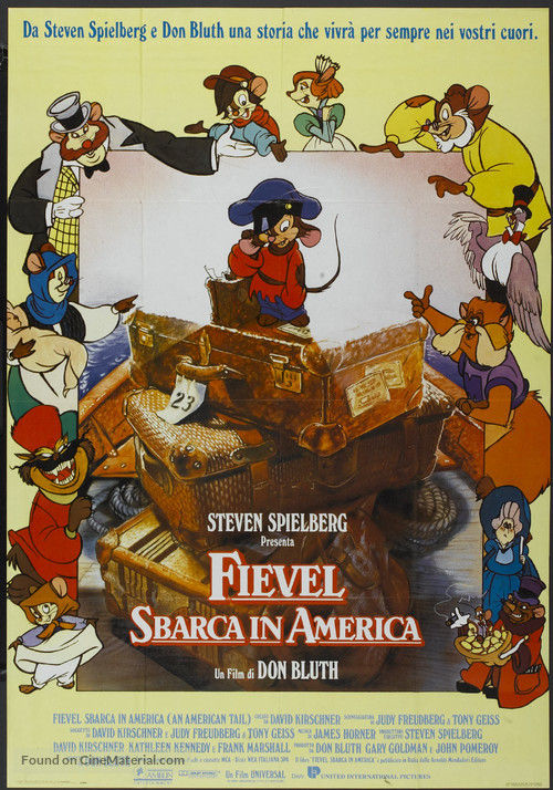 An American Tail - Italian Movie Poster