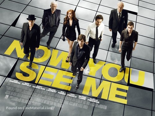 Now You See Me - British Movie Poster