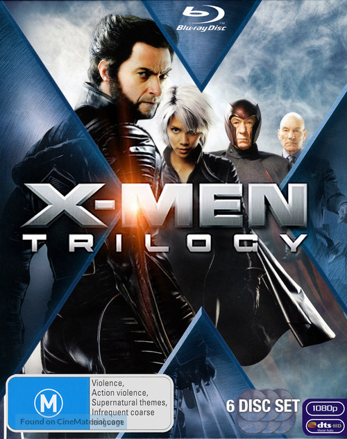 X-Men - Australian Blu-Ray movie cover