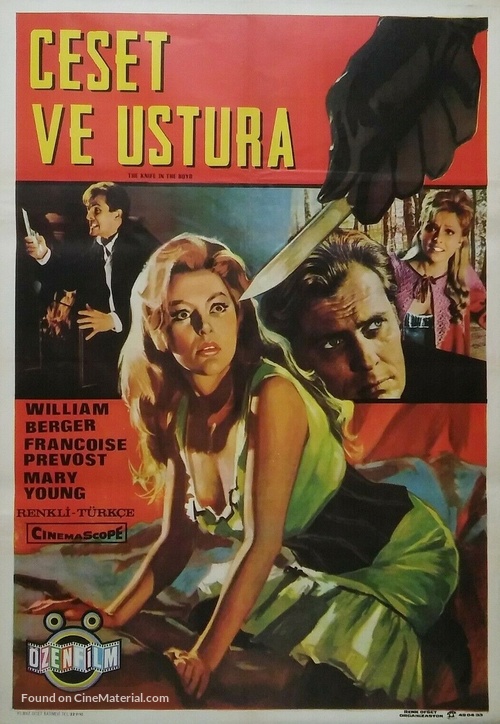La lama nel corpo - Turkish Movie Poster