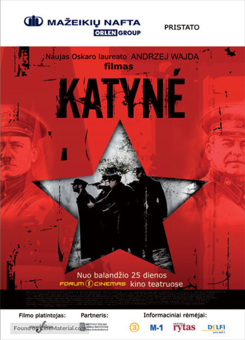 Katyn - Lithuanian Movie Poster