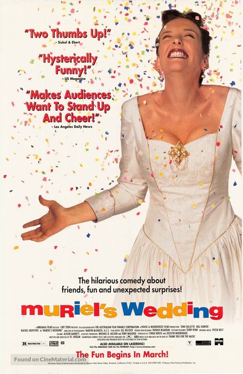 Muriel&#039;s Wedding - Movie Poster