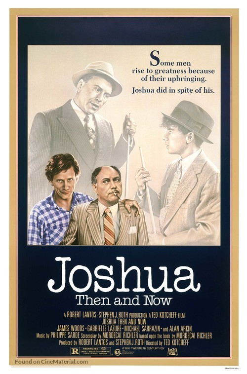 Joshua Then and Now - Movie Poster