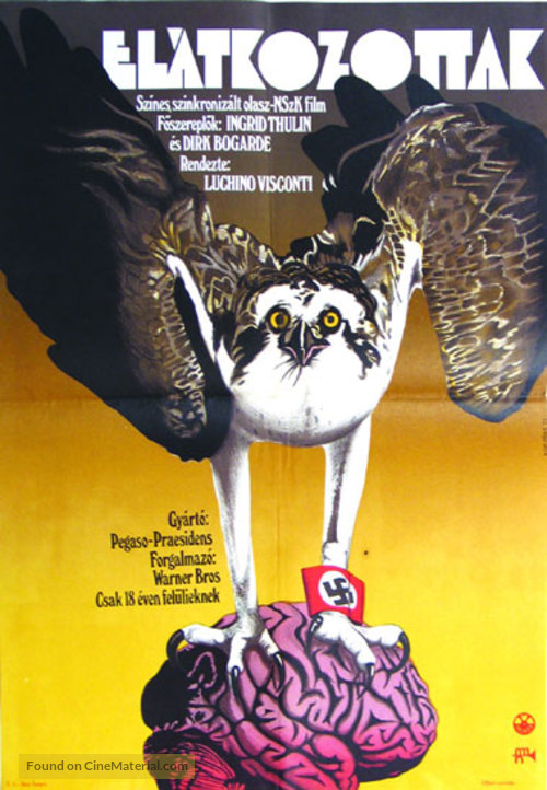 La caduta degli dei (G&ouml;tterd&auml;mmerung) - Hungarian Movie Poster