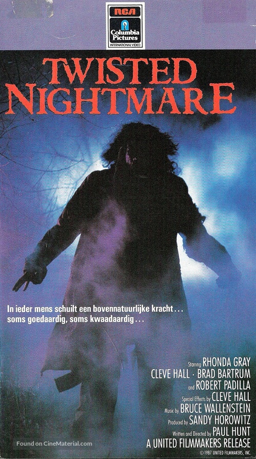 Twisted Nightmare - Dutch VHS movie cover