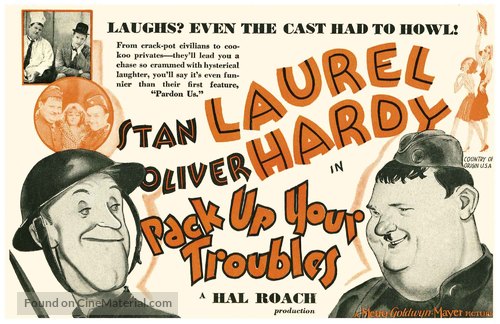Pack Up Your Troubles - poster
