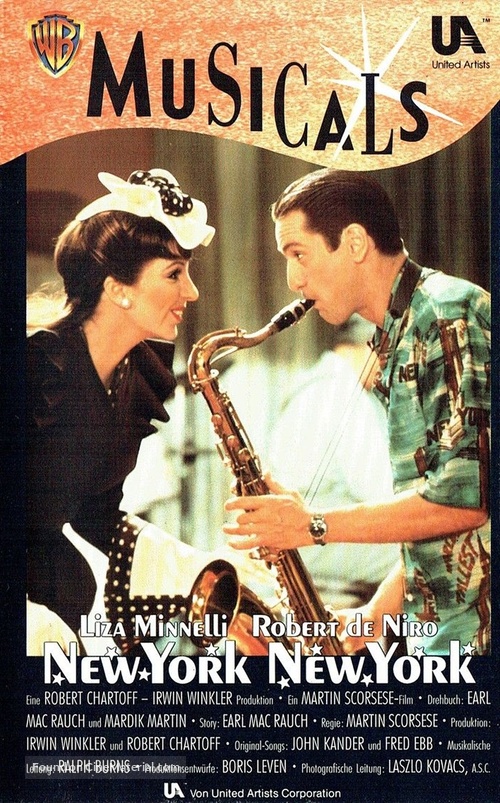 New York, New York - German VHS movie cover