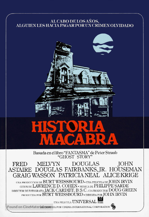 Ghost Story - Spanish Movie Poster