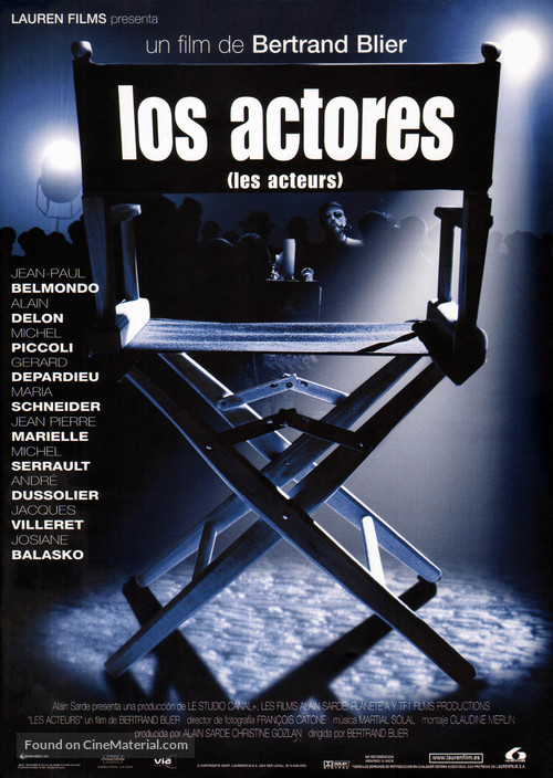 Les acteurs - Spanish Movie Poster