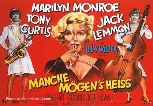 Some Like It Hot - German Movie Poster