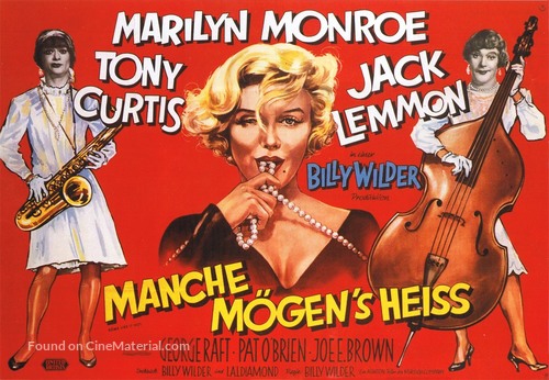 Some Like It Hot - German Movie Poster