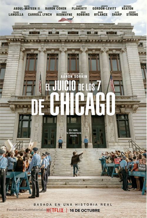 The Trial of the Chicago 7 - Argentinian Movie Poster