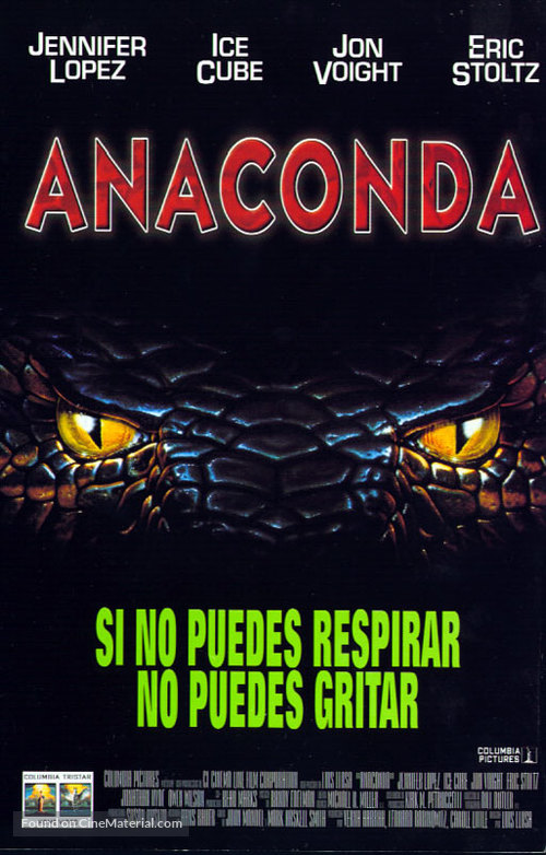 Anaconda - Spanish VHS movie cover