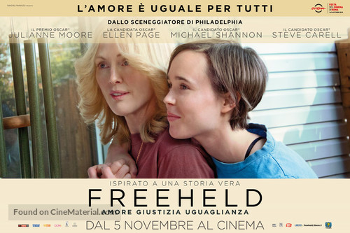 Freeheld - Italian Movie Poster