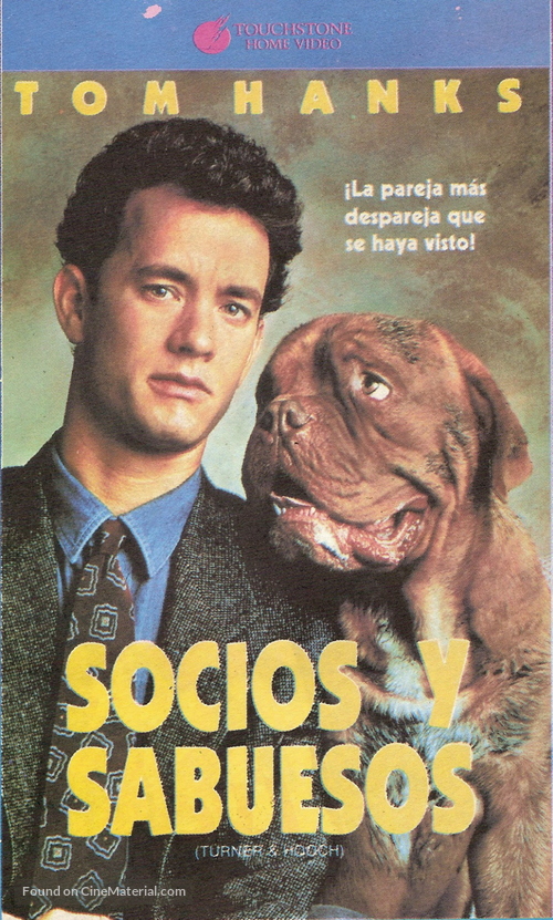 Turner And Hooch - Argentinian VHS movie cover