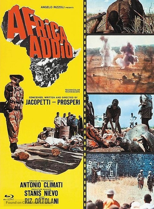 Africa addio - German Blu-Ray movie cover