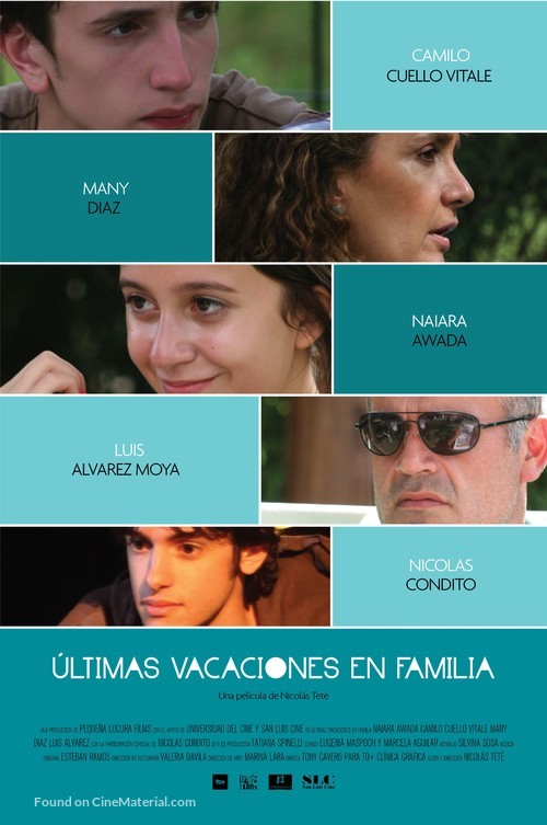 Ultimas vacaciones en familia - Argentinian Movie Poster