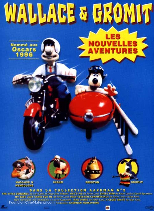 Wallace &amp; Gromit: The Best of Aardman Animation - French Movie Poster