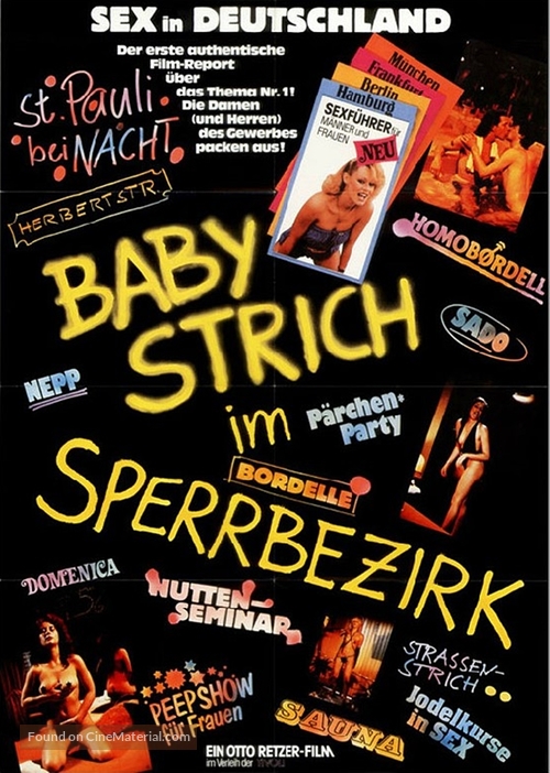 Babystrich im Sperrbezirk - German Movie Poster