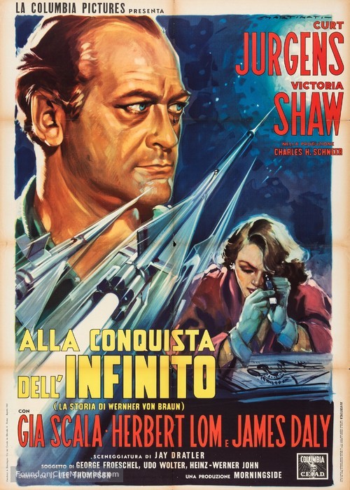 Wernher von Braun - Italian Movie Poster
