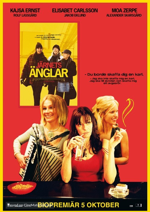 J&auml;rnets &auml;nglar - Swedish Movie Poster