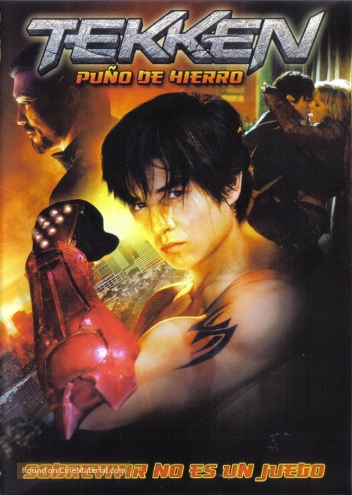 Tekken - Mexican DVD movie cover