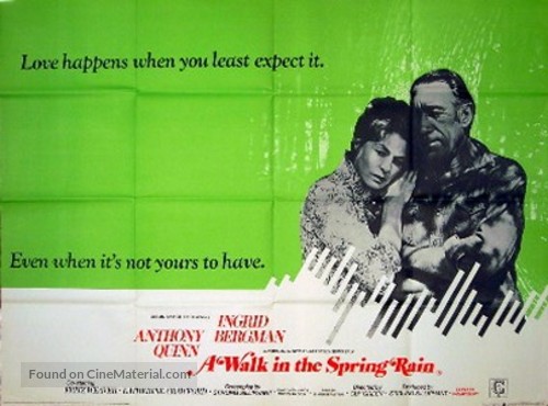 A walk in the spring rain - British Movie Poster