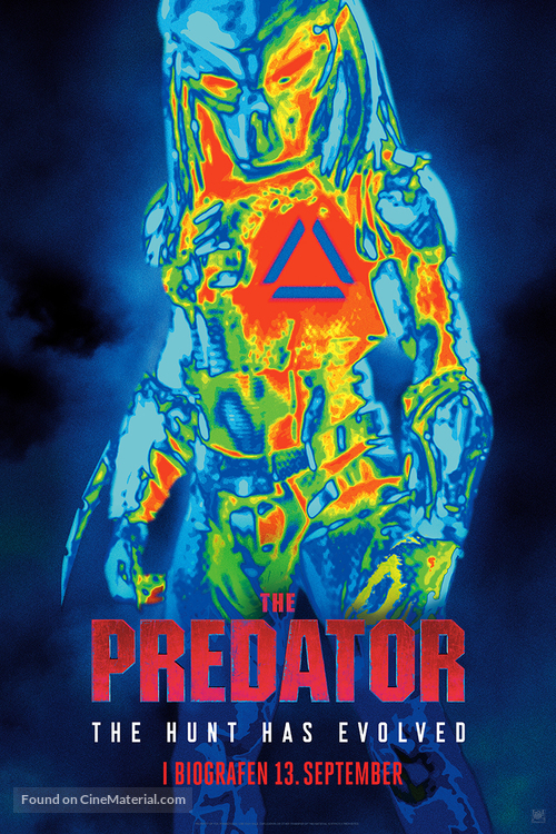 The Predator - Danish Movie Poster