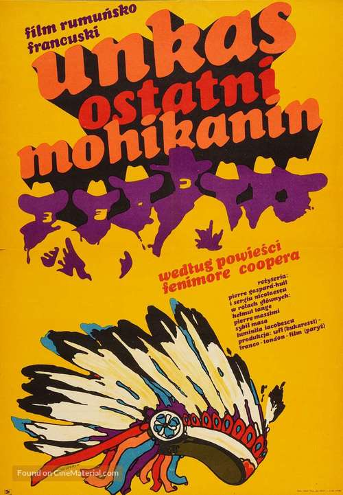 Die Lederstrumpferz&auml;hlungen - Romanian Movie Poster